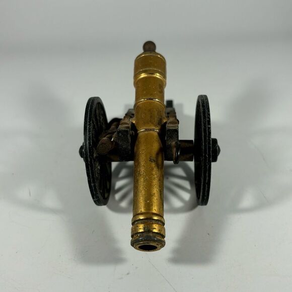 Vintage GP382 Toy Cast Iron Brass‎ Cap Cannon Made in Italy - Picture 2 of 7